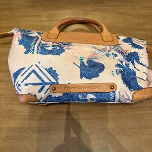 Preowned Cynthia Vincent Colorful Satchel Purse